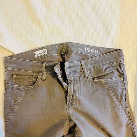 Grey skinny zip ankle Gap Always Skinny jean - Picture 6 of 8